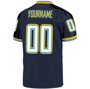 Camiseta de Fútbol Retro Auténtica con Cuello en V, Clásica, 100% Poliéster, Manga Corta, Corte Holgado, Personalizable con Nombre y Logotipo del Equipo - Product Image 2