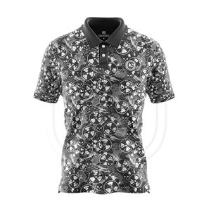 Polos para hombre con logotipo bordado personalizado, 100% algodón, logotipo bordado personalizado, uniforme de golf para hombre, color sólido. - Product Image 3