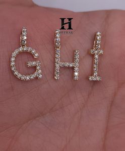 Collar con Colgante de Diamante Inicial Personalizado en Oro de 14K, Letras A-Z, Diamante Cultivado en Laboratorio, para Mujer, Joyería Fina Personalizada - Product Image 4