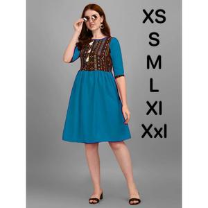 IMPRESIÓN DIGITAL FANCY RAYON CON BOTÓN LISTO PARA LLEVAR ONE PIECE SKY - Product Image 1