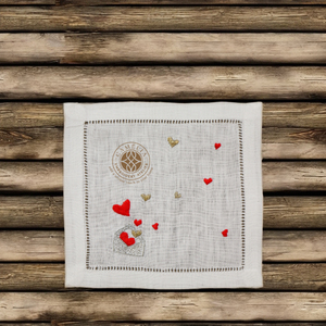 Premium embroidered cocktail napkin, reusable & durable, elevates everyday dining and special events alike. - Product Image 5
