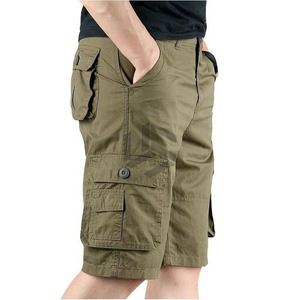 New Style Custom Logo Men Cargo Shorts Solid Color Cargo Shorts Made In Pakistan Cargo Shorts - Product Image 3