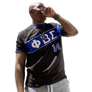Phi Beta Sigma Black Premium Jersey <b>Shirt</b> for <b>Men</b> Comfortable Fit High Quality Greek Fraternity Apparel Athletic Casual Wear - Product Image 1