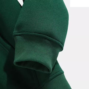 Sweat à capuche brodé en coton épais à épaules tombantes pour marques de streetwear, vente en gros, production en vrac - Product Image 5
