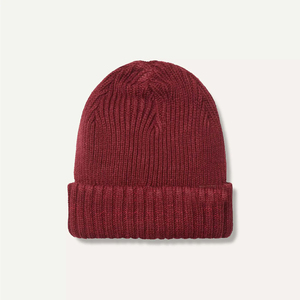 Custom Knitted Beanie Cap <b>Men</b> <b>Winter</b> Warm Cuffed <b>Hat</b> Fashion Outdoor Headwear Private Label OEM Wholesale Manufacturer Custom - Product Image 1
