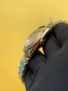 BOJ Plain R.O.L.E.X.51 36mm Gold Tone Stainless Steel Mechanical Automatic Analog <b>Wrist</b> <b>Watch</b> <b>For</b> <b>Women</b> At Low Price Hot Sale - Product Image 3