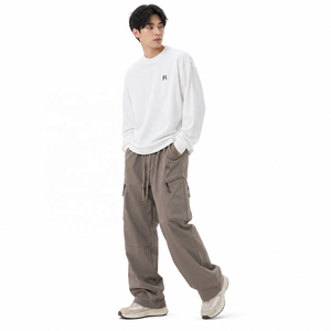 Pantalones Cargo de Nylon para Hombre con Cordón, Pierna Ancha, Bolsillos Múltiples Personalizados, Estilo Casual Urbano para Exteriores, Venta al por Mayor, Proveedor a Granel, EE. UU. - Product Image 4