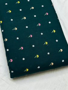 Tissu de lin multi-usage pour boutique, largeur 44 pouces, idéal pour les robes de fantaisie, les kurtis, les saris, etc. - Product Image 2