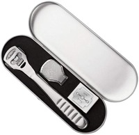 Couteau à pédicure, éplucheur de peaux mortes en acier inoxydable, grattoir pour pieds, outil de pédicure