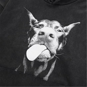 <b>Mens</b> Oversized Hoodie <b>Pullover</b> Unisex Graphic Sweatshirts Hoodies Casual Tunic Vintage Streetwear Aesthetic Top - Product Image 3
