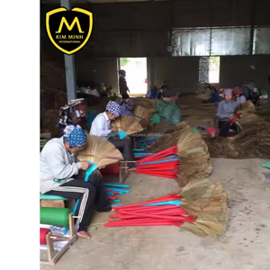 Escoba de hierba natural hecha a mano de primera calidad de Vietnam Alta durabilidad Mejor precio-Escobas y recogedores - Product Image 5