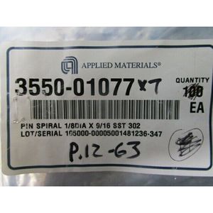 7 AMAT 3550-01077 หมุดเกลียว 1/8DIA X 9/16 SST - อุปกรณ์และชิ้นส่วนเซมิคอนดักเตอร์ระดับโลกที่เชื่อถือได้ - Product Image 4