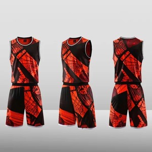 Maillots de basket-ball personnalisés réversibles sublimés vierges, dernière collection, vente en gros - Product Image 5