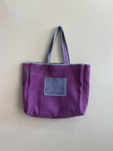 Sacs à main vintage Kantha pour femmes, réversibles, en coton matelassé, multicolores, sacs à bandoulière - Product Image 4