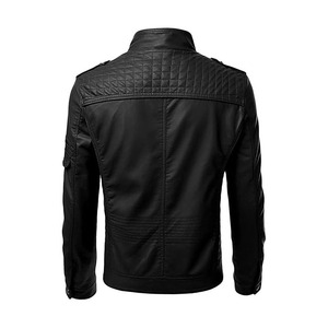 Comfortex International Men's Black Genuine Lambskin Leather <b>Biker</b> <b>Jacket</b> Vintage Real Motorcycle <b>Jackets</b> For Men - Product Image 2