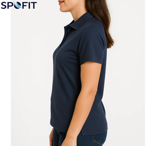 Chemises polo pour femmes à manches courtes, vente chaude, été, prix personnalisé, meilleur prix, best-seller, pour un usage décontracté - Product Image 3
