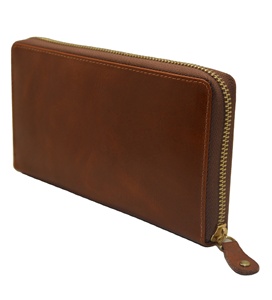 New Female Luxury Genuine Leather <b>Long</b> Zipper Wallet Clutch <b>Bag</b> RFID Protection Polyester Lining Fashion Girls - Product Image 1