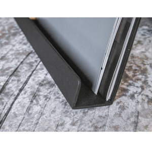 Mesa Auxiliar Redonda con Tapa de Madera y Patas de Metal, Estilo Industrial, Mesa de Noche, Mueble Minimalista para Sala de Estar - Product Image 4