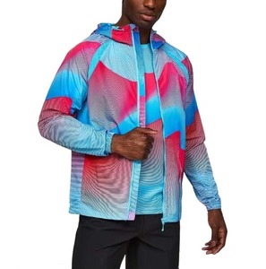 Vestes coupe-vent tissées sur mesure pour hommes, avec fermeture éclair, imperméables, légères, pour la course, le golf, le VTT, avec capuche - Product Image 6
