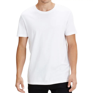 T-shirt basique de haute qualité, respirant, couleur unie, impression de logo personnalisée, utilisation estivale, manches courtes - Product Image 1