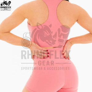 High Quality Customized Yoga Bra 100% Cotton SOLID Plus Size Unique Color Women Bra & Short <b>Sets</b> Made In Pakistan - Product Image 5
