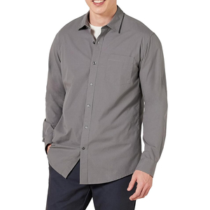 Camisa Formal de Manga Larga para Hombre, Corte Estándar, 100% Algodón, Transpirable, Twill, OEM, Venta al Por Mayor - Product Image 4