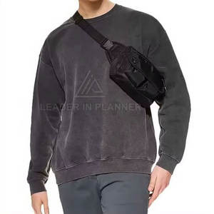 เสื้อสเวตเชิ้ตผู้ชายคุณภาพพรีเมียม แฟชั่นทันสมัย ล้างสีแบบแอซิดวอช ไซส์พลัส เสื้อผ้าแฟชั่นพื้นฐาน เสื้อสเวตเชิ้ตล้างสีแบบแอซิดวอช - Product Image 4