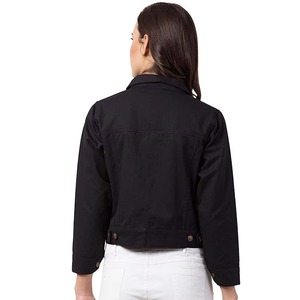 Sustainable Women Denim Jacket High Quality Distressed Ripped <b>Fur</b> Denim Jacket Custom Logo Casual Streetwear OEM Supplier - Product Image 2