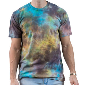 Camiseta de punto con diseño de logotipo personalizado, teñido anudado, 100% algodón, duradera, de manga corta para hombre, ecológica, venta al por mayor 2026 - Product Image 6