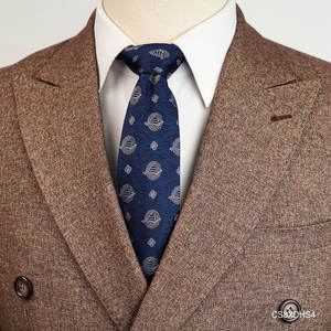 ¡Novedades increíbles! Corbata de seda Mulberry para hombre - Seda pura tejida, diseño exclusivo CS8XDHS4 |   Colección Am Huong Dai Duong - Product Image 2