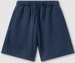 Pantalones Cortos de Lona 100% Algodón para Hombre, Casuales, Sólidos, de Cintura Media, Elásticos, Transpirables, de Secado Rápido, Antiarrugas, con Logotipo Personalizado en la Parte Delantera - Product Image 1