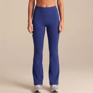 กางเกงเลกกิ้งโยคะฟิตเนสทรงขาบานสำหรับผู้หญิง กางเกงเลกกิ้งกีฬาวิ่งทรงขาบาน กางเกงเลกกิ้งออกกำลังกายแบบรัดรูปคุณภาพสูงทรงขาบาน - Product Image 1