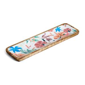 Plateau rectangulaire en bois imprimé de qualité supérieure, design exclusif artisanal, décoratif pour la maison et la restauration, à vendre - Product Image 3