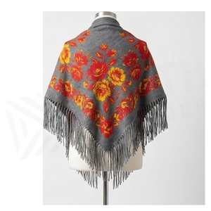 NORTH APPROACH Foulard carré en soie pour femme, imprimé floral, élégant, multifonctionnel, accessoire de mode toutes saisons - Product Image 2