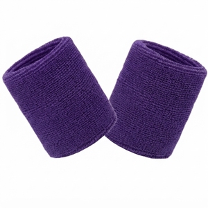 Bracelets de sport Vilico personnalisés avec logo OEM, en tissu éponge absorbant, fins, 4,5 cm, en nylon et coton compostable, pour la gym, le tennis, la course à pied, le basketball - Product Image 5