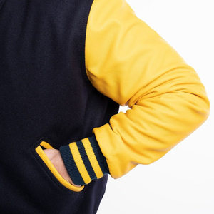 Mono Clothing Custom Logo Men's French Terry Varsity Bomber <b>Jacket</b> Eco-Friendly Wool/<b>Leather</b> <b>Winter</b> High Quality Wholesale - Product Image 5
