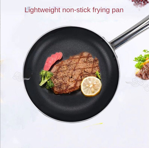 Modern <b>Ceramic</b> Coated Saute <b>Pan</b> With Lid Eco Friendly Nonstick Surface Heavy Duty Forged Construction - Product Image 4