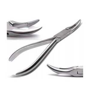 Pinzas de 15 cm con trinquete, de acero inoxidable quirúrgico, instrumentos dentales quirúrgicos para corte y formación de anillas - Product Image 1