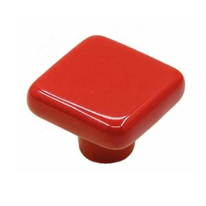 Boutons carrés modernes en céramique poignées de commode pour placard armoire placard tiroir armoires de cuisine boutons boutons de commode - Product Image 1