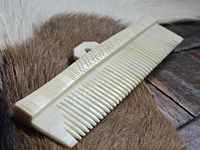 Peigne en os pour coiffure, taille personnalisable, logo sur mesure, peignes en os de buffle et de chameau, écologiques et élégants, par Curio Craft