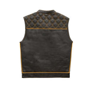 49/51 Wolf Pack - Chaleco de Motocicleta de Cuero/Lona para Hombre (Edición Limitada) - Product Image 2