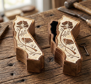 Engraved Wooden <b>Box</b> American States Shaped Wooden Boxes Texas State Jewelry <b>Keepsake</b> Texas Gift New York <b>Box</b> <b>Memory</b> Boxes - Product Image 4