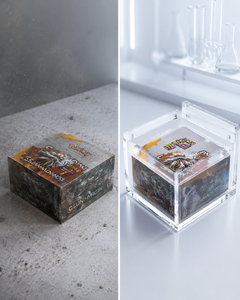 New Design Modern Chrome Finish for Clear Acrylic Booster Box <b>Protector</b> Limited Edition Poke Center Kanazawa Special Display - Product Image 3