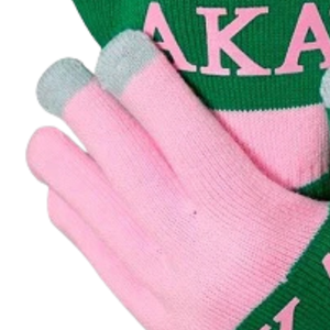 Guantes de punto AKA para escribir mensajes de texto, color rosa y verde, guantes de invierno con pantalla táctil, suaves, elásticos, cálidos, para clima frío - Product Image 4