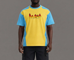 เสื้อยืดแขนสั้นทรงโอเวอร์ไซส์ พิมพ์ลายดิจิตอลตามสั่ง ผ้าคอตตอน 100% หนัก 240 กรัม ระบายอากาศได้ดี แห้งเร็ว เป็นมิตรต่อสิ่งแวดล้อม สำหรับผู้ชาย - Product Image 5