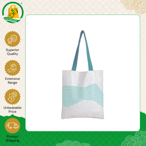 Nueva Llegada de Bolsas de Compras de Lona de Algodón Orgánico Reutilizables, 100% Ecológicas, de Alta Calidad, con Asa para Llevar al Hombro - Product Image 5