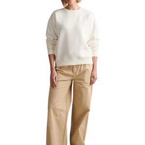 Sudaderas con Capucha de Primera Calidad al por Mayor, Calidad de Exportación, Corte Regular, Color Blanco, Ropa Exterior para Mujer, Cuello Redondo, Manga Larga - Product Image 4