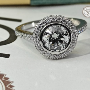 Elegante Anillo de Compromiso con Diamante Cultivado en Laboratorio de 1.5 Quilates, Certificado por IGI, Oro de 14K, Joyería Fina para Propuesta de Matrimonio - Product Image 1