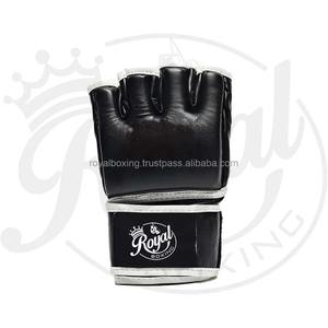 Gants de boxe et de MMA en cuir technique durable de haute qualité 8oz pour l'entraînement professionnel au grappling et aux arts martiaux - Product Image 3