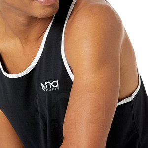 Débardeur à coupe décontractée, tissu durable et toucher doux, débardeur de fitness léger avec tissu extensible flexible - Product Image 5